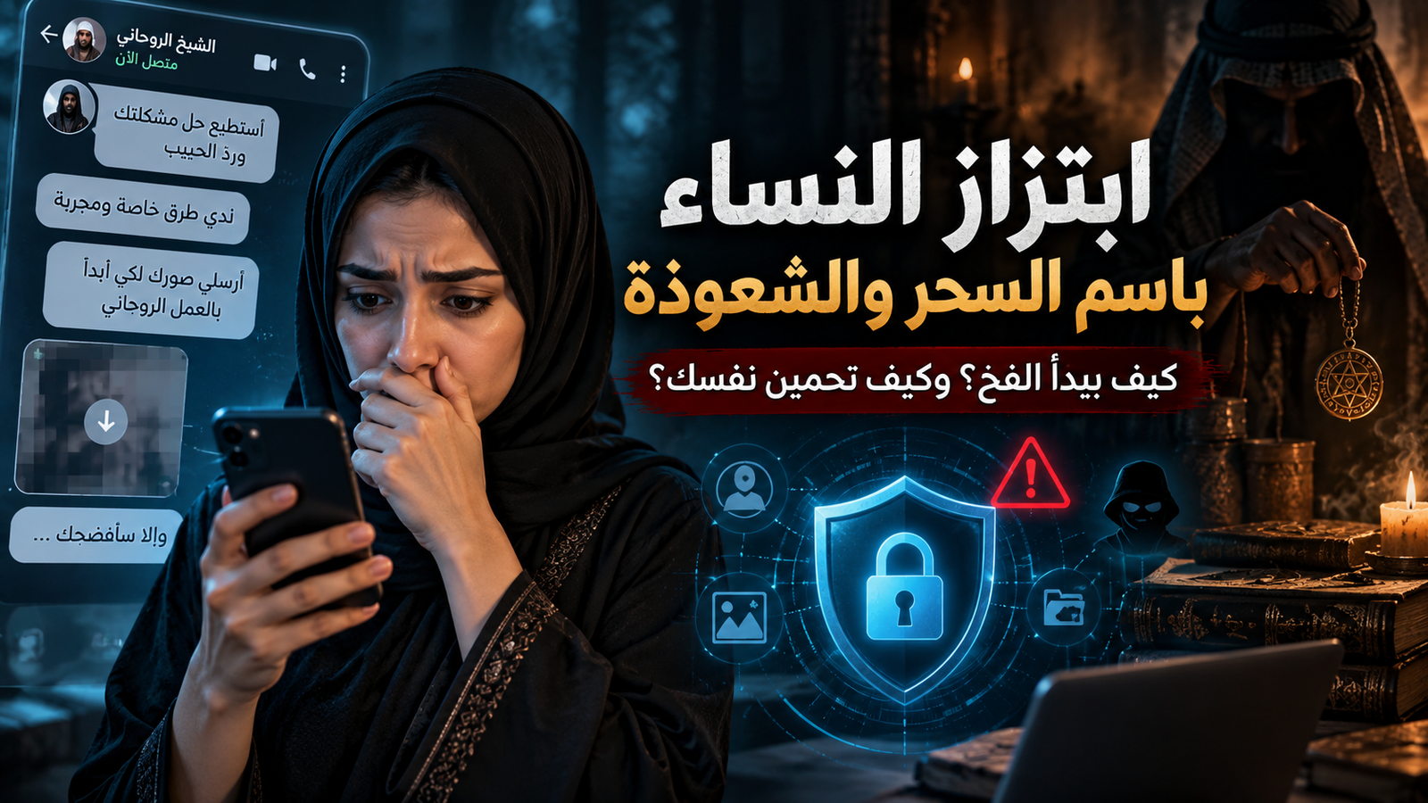 ابتزاز النساء بالسحر والشعوذة: هكذا يصطاد “الشيخ” المزيف ضحاياه